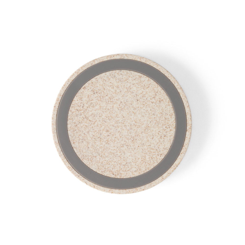 CUVIER. Chargeur sans fil 15w en abs recyclé (65 % rabs) et fibre de paille de blé (35 %) – Image 2