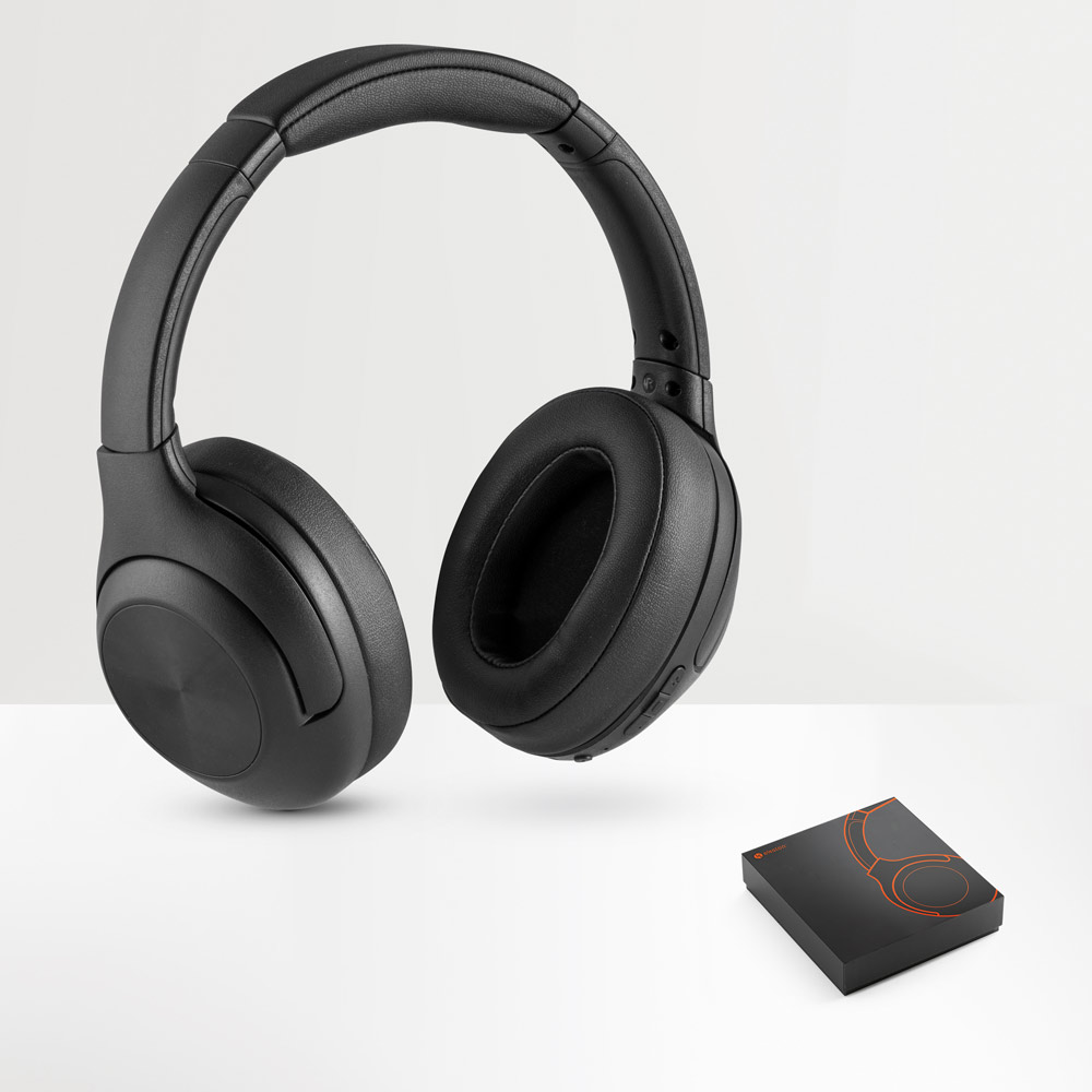 MELODY. Casque audio sans fil en pu avec transmission bt 5'0