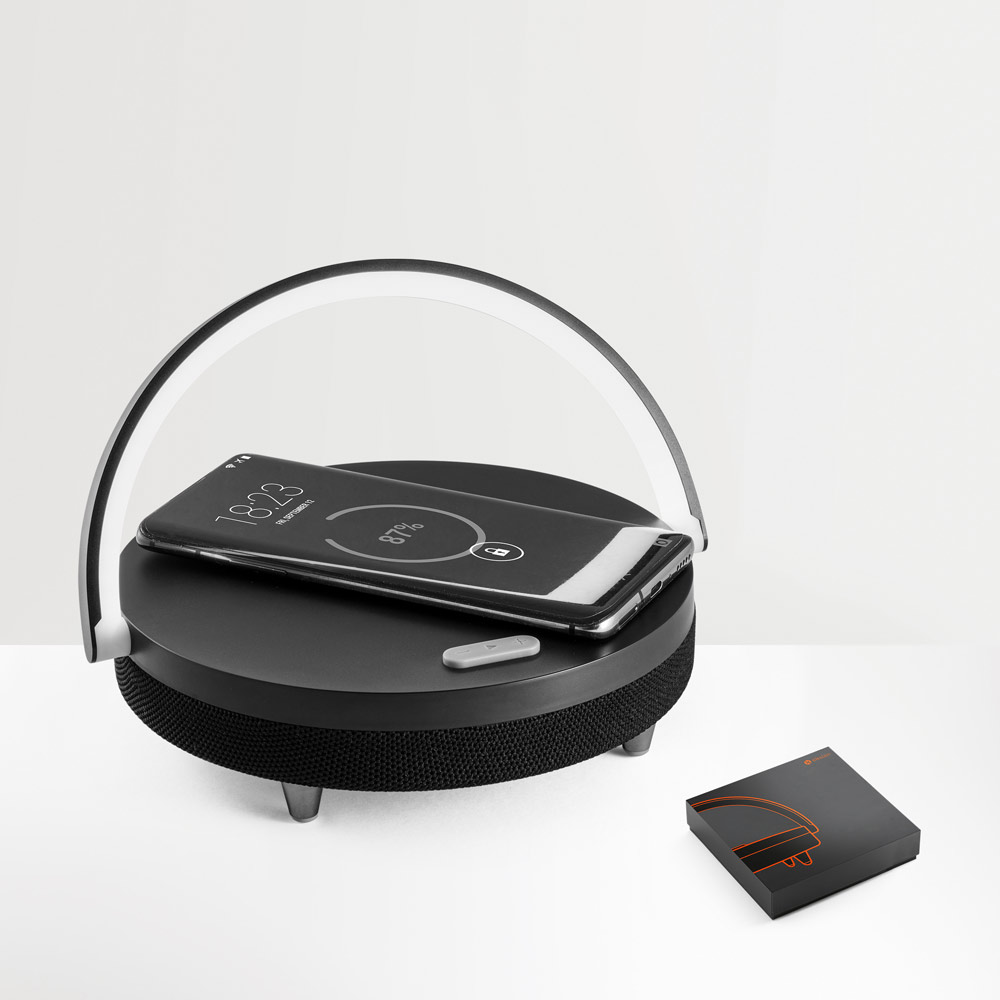 BLASTY. Haut parleur 4 en 1 en abs, pp et tissu