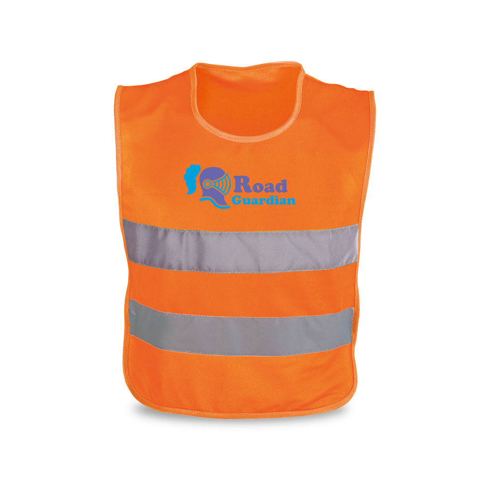 MIKE. Gilet réfléchissant pour enfant, 100 % polyester – Image 3