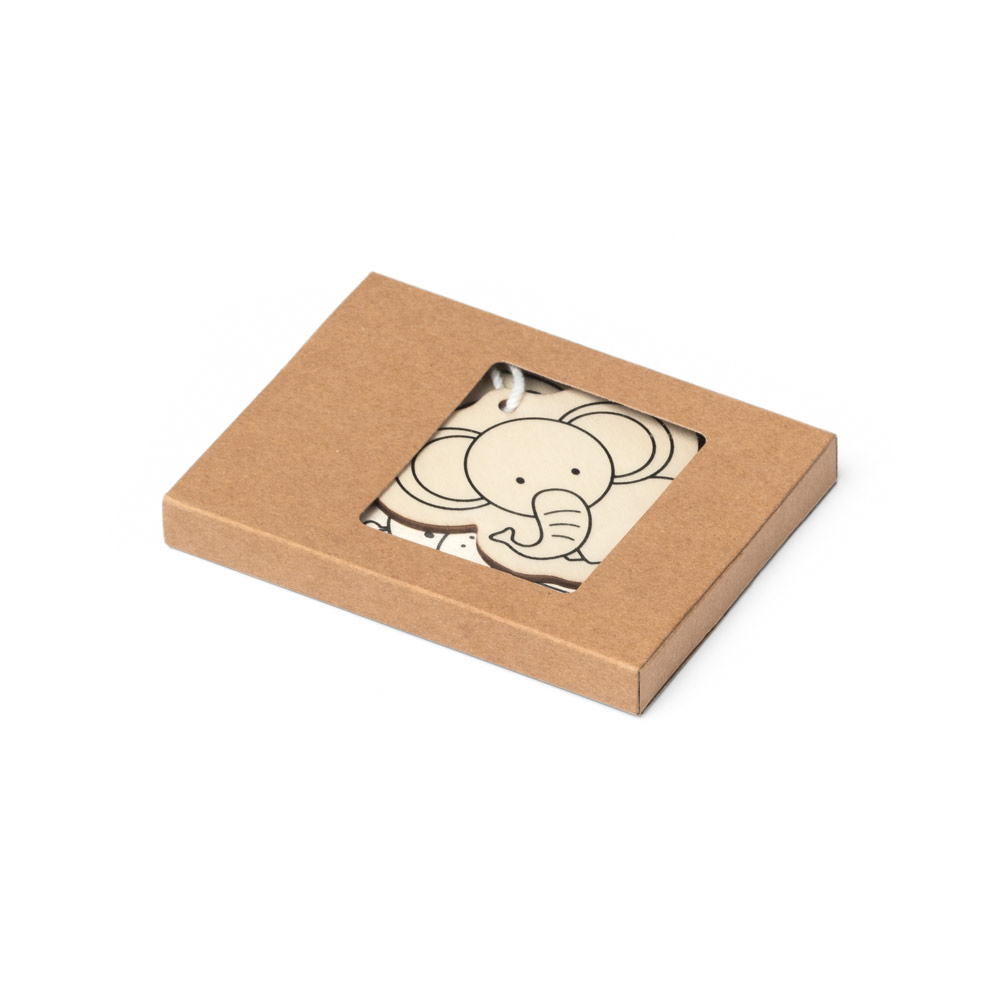 FAUNE. Set de coloriage pour enfants en bois – Image 3